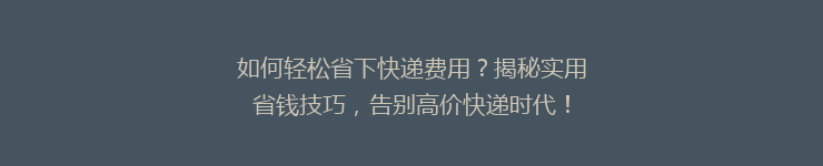 如何轻松省下快递费用？揭秘实用省钱技巧，告别高价快递时代！