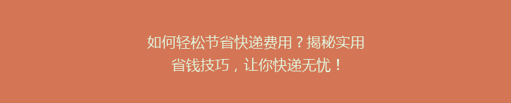 如何轻松节省快递费用？揭秘实用省钱技巧，让你快递无忧！